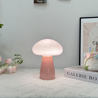 Bedside Table Lamp Glass Mushroom Lamp Decoration KD SHOP