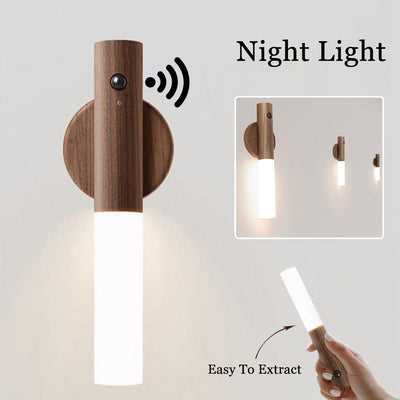 Magnetic Wood Wireless Smart Sensor Light KD SHOP