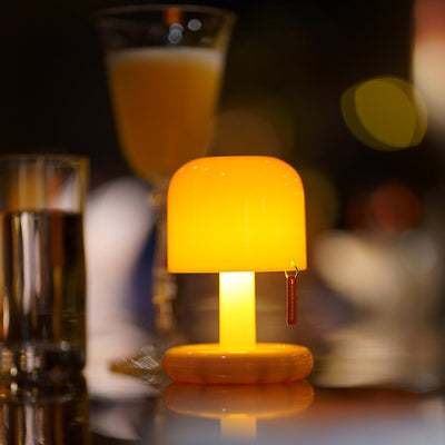 A vibrant sunset night light illuminating a clutter-free desktop, creating a serene ambiance